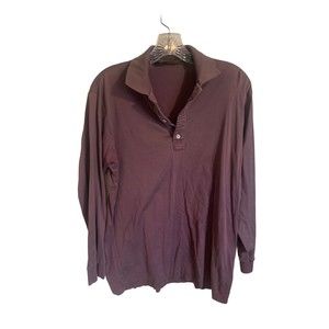 Bobby Jones Purple Polo Golf Shirt Cotton Made in Italy Vintage Sz Small